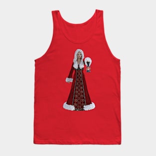 Christmas Lady Santa Tank Top